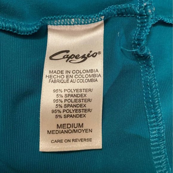 Teal Capezio Top, Medium - Picture 3 of 3